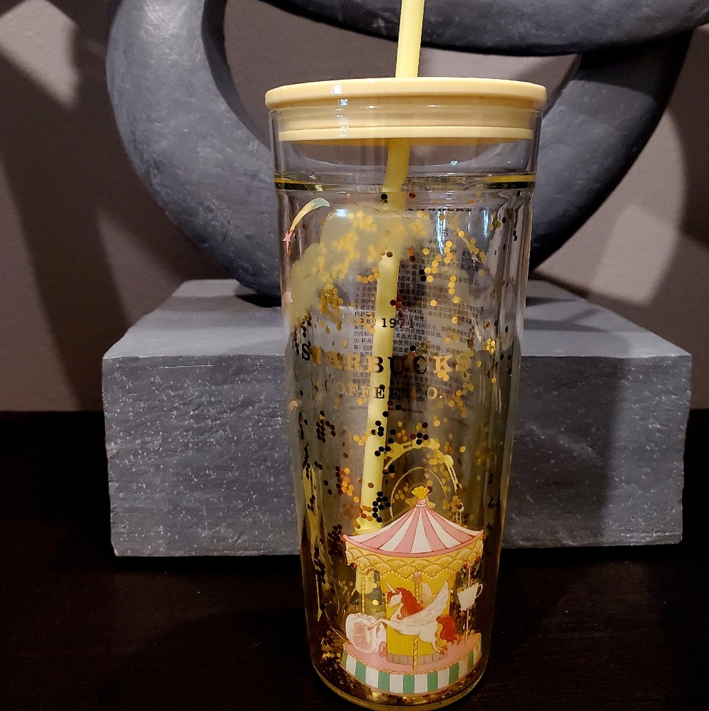 Starbucks 2022 Carousel Double Wall Glass Tumbler